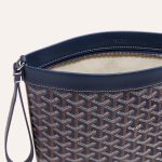 Goyard Conti Pouch Navy Blue - Image 4